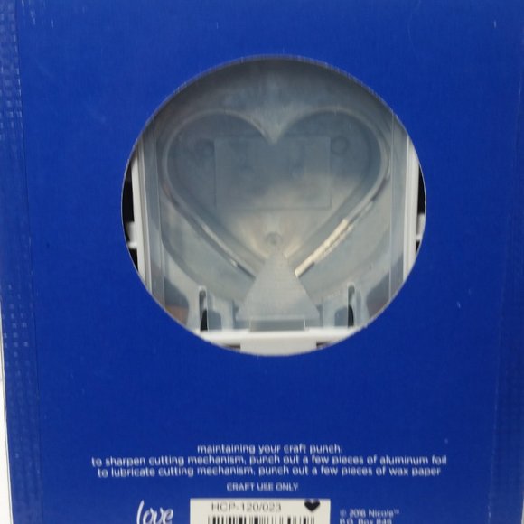 Lever Action Craft Paper Punch Heart - Picture 7 of 9